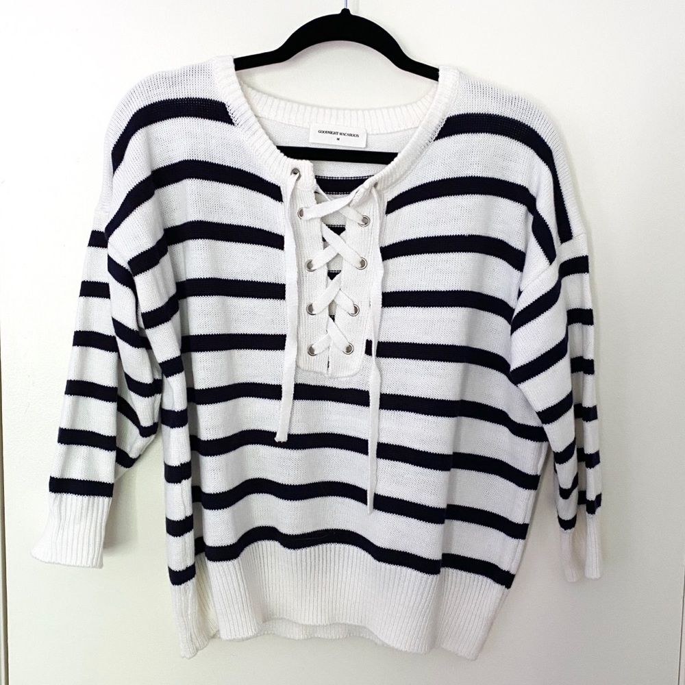 Goodnight Macaroon Striped Sweater